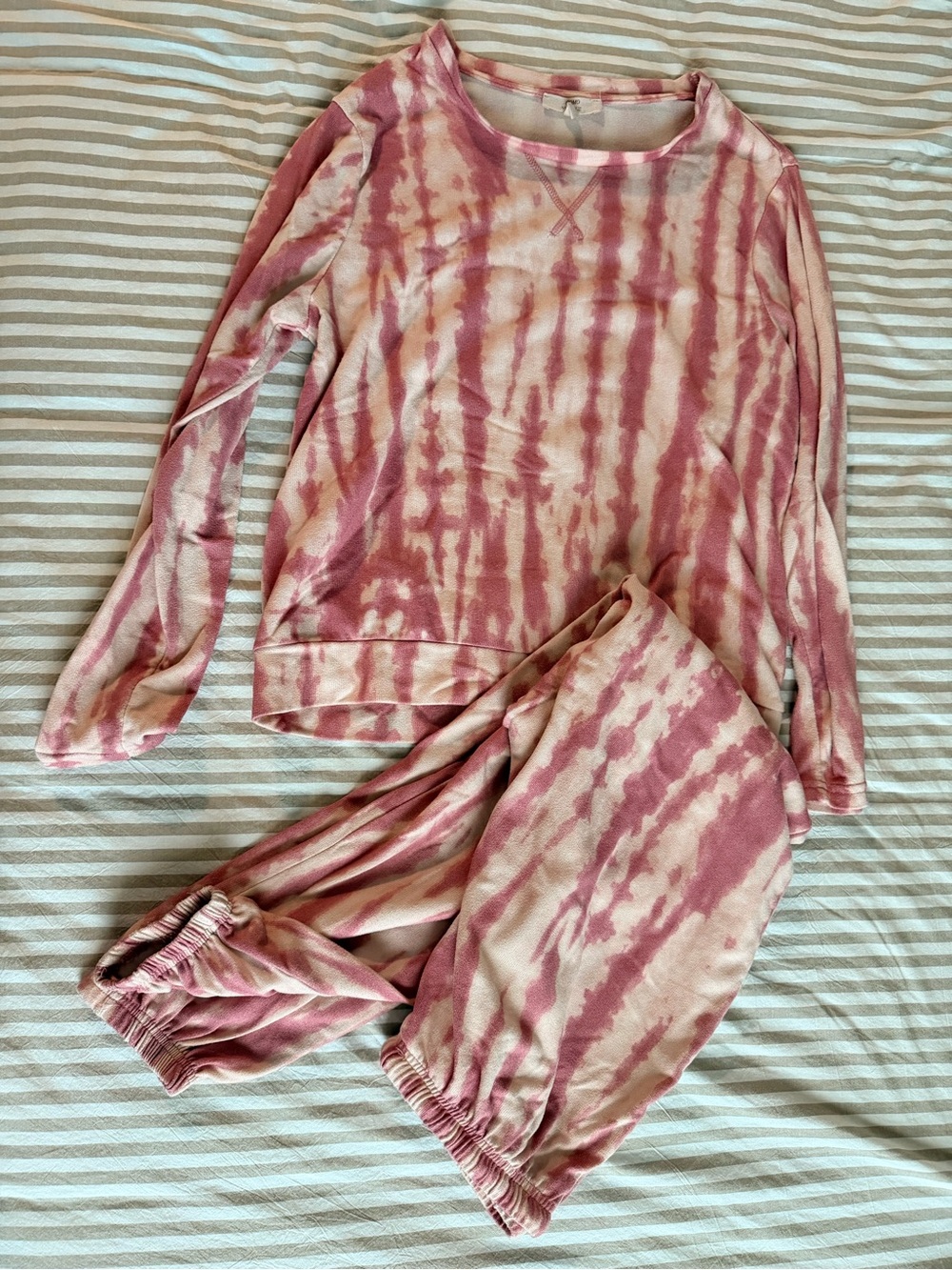 Pink Pajama Set - Long Sleeve Top & Pants